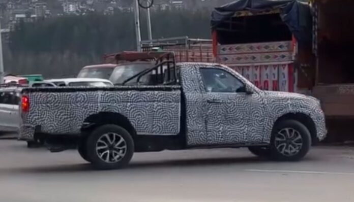 Mahindra Scorpio N Pickup Truck Spied 1 696x398 1